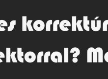 KORREKTÚRA